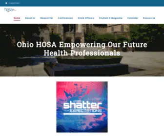 Ohiohosa.org(Ohio HOSA) Screenshot