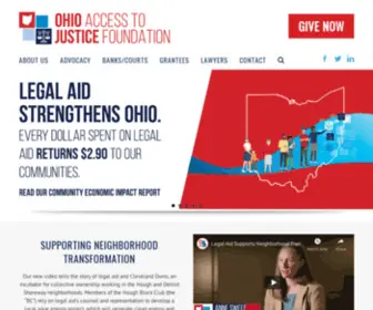 Ohiojusticefoundation.org(Funding Lawyers Who Change Lives) Screenshot