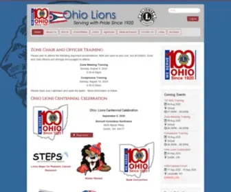 Ohiolions.org(Ohio Lions) Screenshot