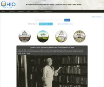 Ohiomemory.org(CONTENTdm) Screenshot