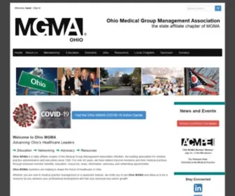 OhiomGma.com(Ohio MGMA) Screenshot