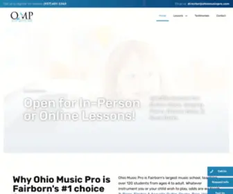 OhiomusicPro.com(Ohio Music Pro) Screenshot