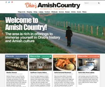 Ohiosamishcountry.com(Amish Country Visitor's Guide) Screenshot