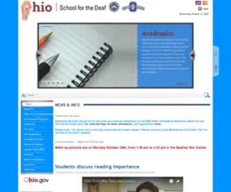 Ohioschoolforthedeaf.org(Ohio School for the Deaf) Screenshot
