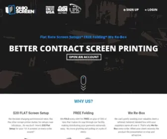 Ohioscreen.com(Contract Screen Printing) Screenshot