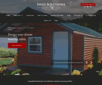 Ohioshedsolutions.com(Affordable Portable Storage Buildings) Screenshot