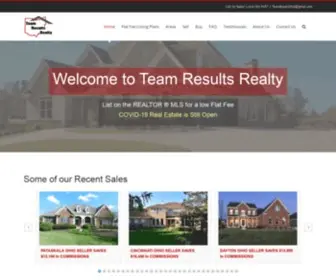 Ohioteamresults.com(Team Results Realty Flat Fee Full Service MLS Listing) Screenshot