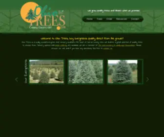 Ohiotrees.com(Ohio Quality Evergreens) Screenshot