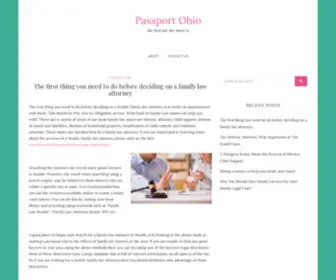 Ohiovoterpassport.com(Passport Ohio) Screenshot