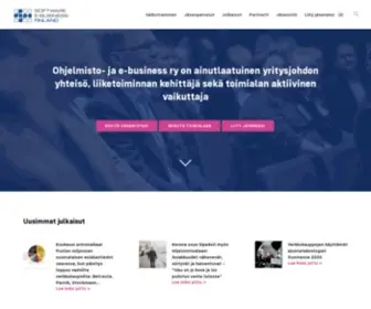 Ohjelmistoyrittajat.fi(Ohjelmistoyrittajat) Screenshot