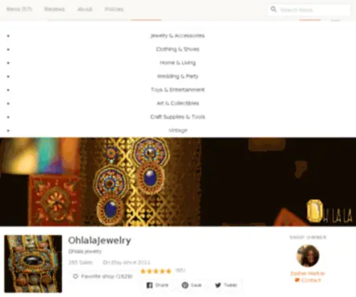 Ohlalajewelry.com(Oh La La Jewelry) Screenshot