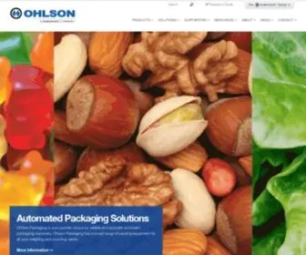 Ohlsonpack.com(Automated Packaging Systems) Screenshot