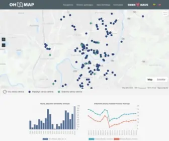 Ohmap.lt(Vilniaus verslo centrų žemėlapis OHMAP) Screenshot