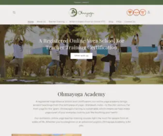 Ohmayoga.com(Ohmayoga Academy) Screenshot