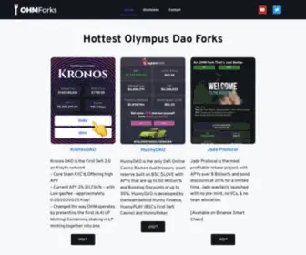 Ohmforks.com(Hottest Olympus Dao Forks) Screenshot