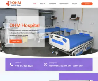 Ohmhospital.com(Hospital) Screenshot