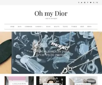 Ohmydior.org(Wellness and Beauty Blog) Screenshot