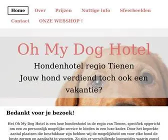 Ohmydoghotel.be(Oh My Dog Hotel Tienen) Screenshot