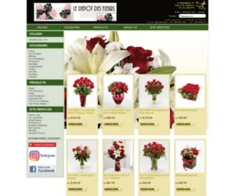 Ohmyflowers.com(Depot Des Fleurs) Screenshot