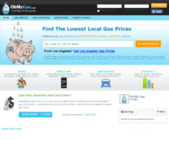 Ohmygas.com(Find The Lowest Local Gas Prices) Screenshot