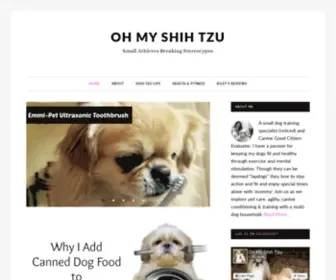 Ohmyshihtzu.com(Oh My Shih Tzu) Screenshot