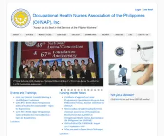 Ohnap.ph(Occupational Health Nurses Association of the Philippines) Screenshot