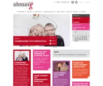 Ohnsorg.de(Offizielle Website der Ohnsorg) Screenshot