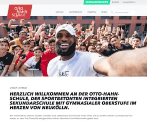 Oho-Berlin.de(Otto-Hahn-Schule Berlin) Screenshot