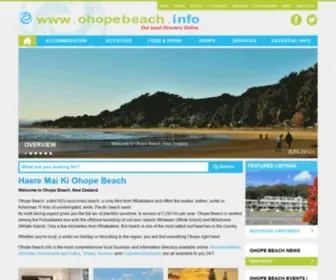 Ohopebeach.info(Ohope Beach Information) Screenshot