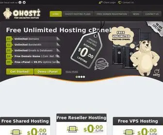 Ohosti.com(Best Free Unlimited Hosting cPanel) Screenshot