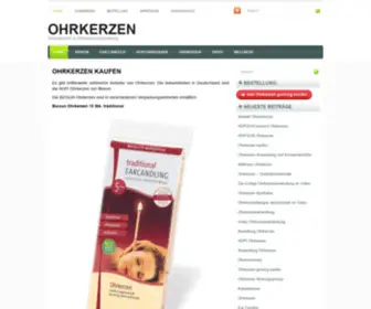 Ohrenkerzen.org(Ohrkerzen) Screenshot