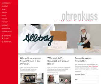 Ohrenkuss.de(Ohrenblog) Screenshot