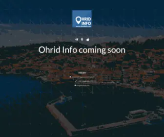 Ohridinfo.com(Ohrid Info) Screenshot