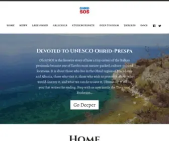 Ohridsos.org(Ohrid SOS) Screenshot