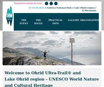 Ohridultratrail.com(Ohrid Ultra) Screenshot
