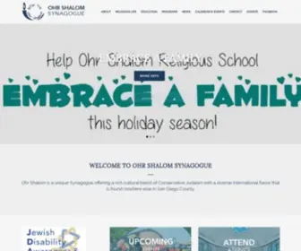 Ohrshalom.org(Ohr Shalom Synagogue) Screenshot