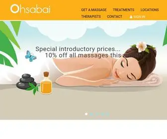 Ohsabai.com(Book Massage) Screenshot