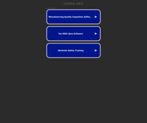 Ohsas.org(OHSAS) Screenshot