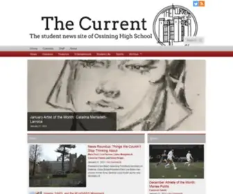 Ohscurrent.org(The student news site of Ossining High School) Screenshot