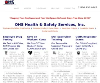 Ohsinc.com(Employee Drug Testing) Screenshot