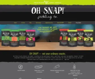 Ohsnappickles.com(Individually Wrapped Pickles) Screenshot