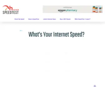 Ohspeedtest.com(Oh Speed Test) Screenshot