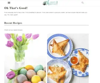 Ohthatsgood.com(Everyday food to fancy fare) Screenshot