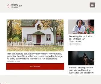 OHTN.on.ca(The Ontario HIV Treatment Network) Screenshot