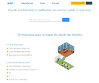 Ohub.com.br(Encontre seu fornecedor de serviços para empresas) Screenshot