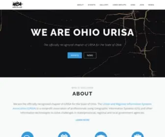 Ohurisa.org(Ohio's officially recognized chapter of URISA) Screenshot