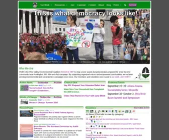 Ohvec.org(OVEC – the Ohio Valley Environmental Coalition) Screenshot