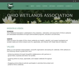 Ohwetlands.org(Ohio Wetlands Association) Screenshot