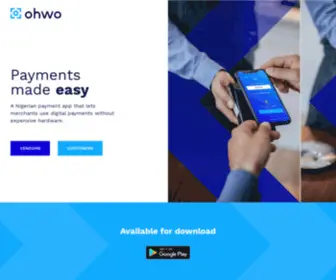 Ohwopay.ng(Payments made easy. A Nigerian payment app) Screenshot