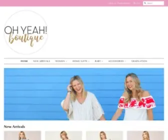 Ohyeahboutique.com(Oh Yeah Boutique) Screenshot